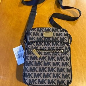 Michael Kors Bedford Zip Flight Bag NWT